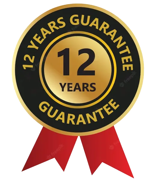 12 Year Guarantee Logo